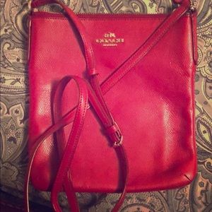 Red Crossbody Coach